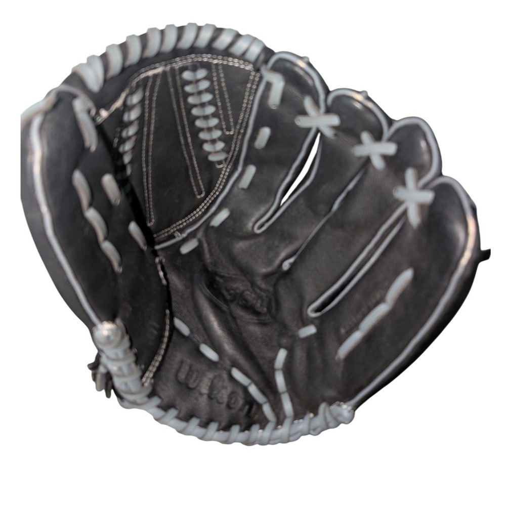 Wilson 13" A360 Baseball Softball Glove Black Grey Leather Right Hand Throw RHT